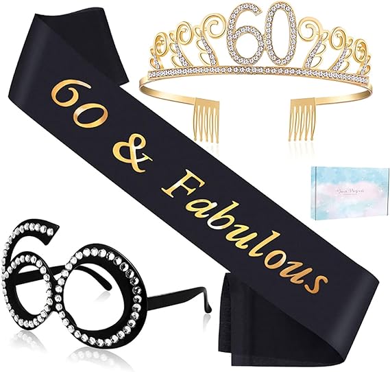 "60 and Fabulous" Sash