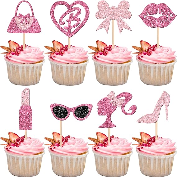 Barbie Cupcake Toppers