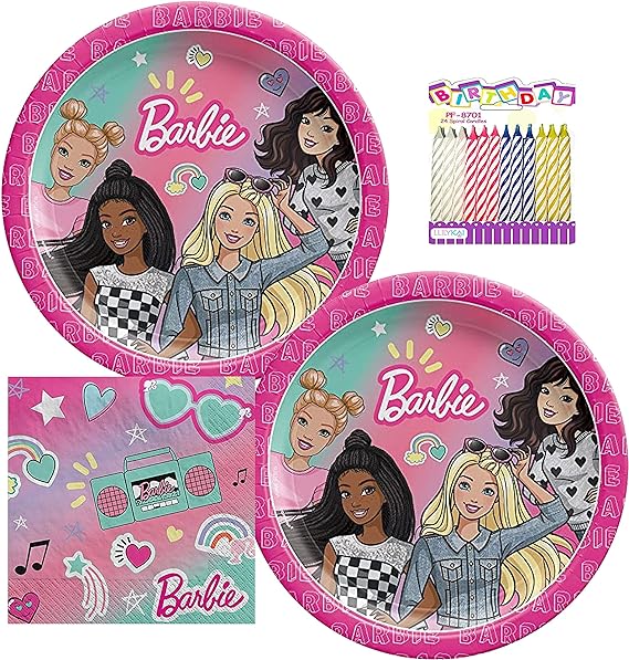 Barbie Party Plates