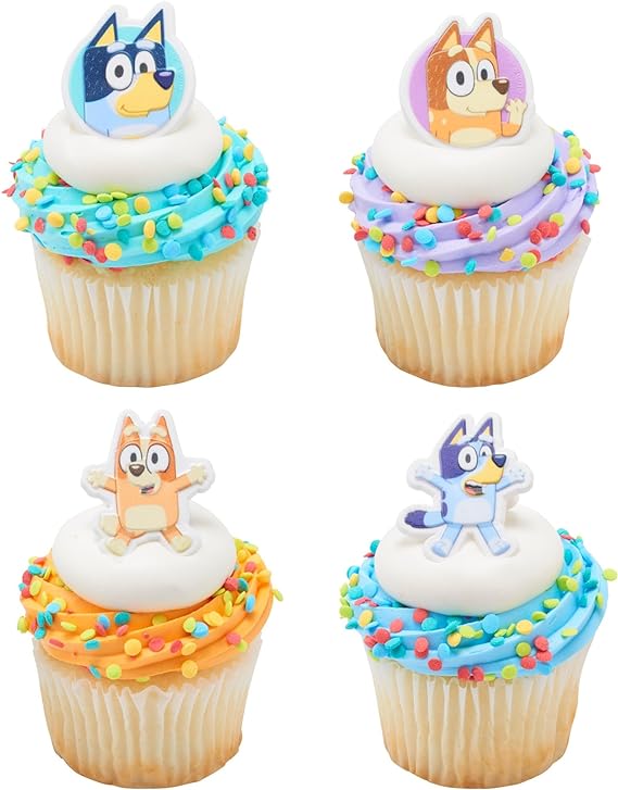 Bluey Cupcake Toppers