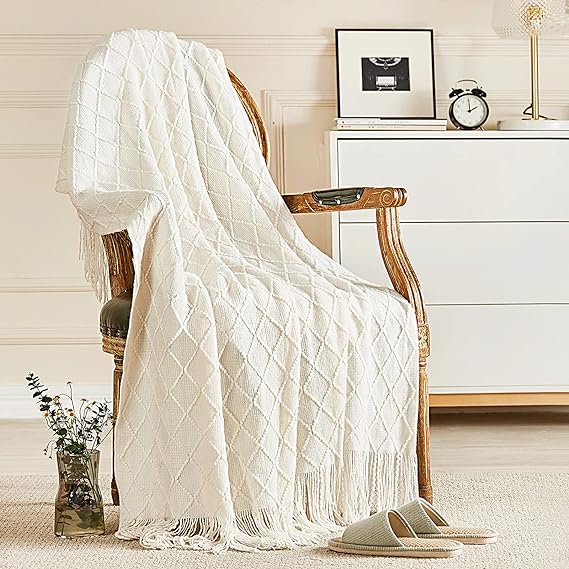 Cozy Knit Throw Blanket