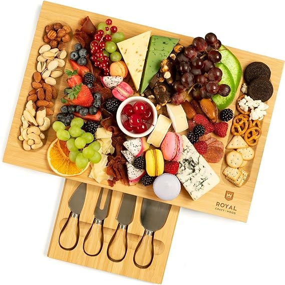 Gourmet Cheese Board and Knife Set