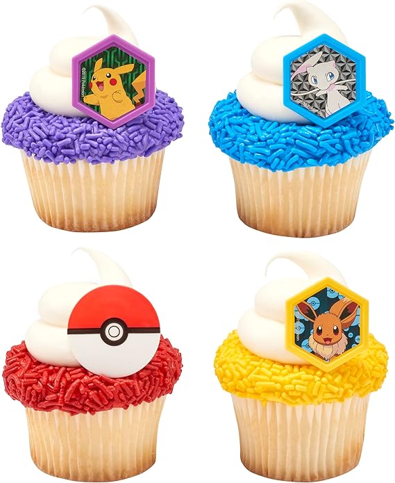 Pokémon Cupcake Toppers