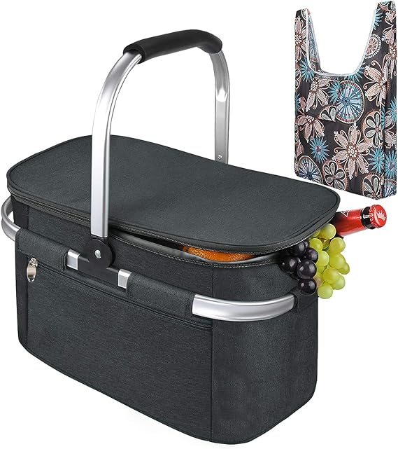 Portable Picnic Basket Set