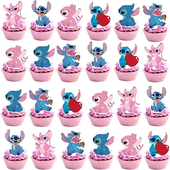 Stitch Cupcake Toppers