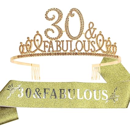 "Thirty and Fabulous" Sash