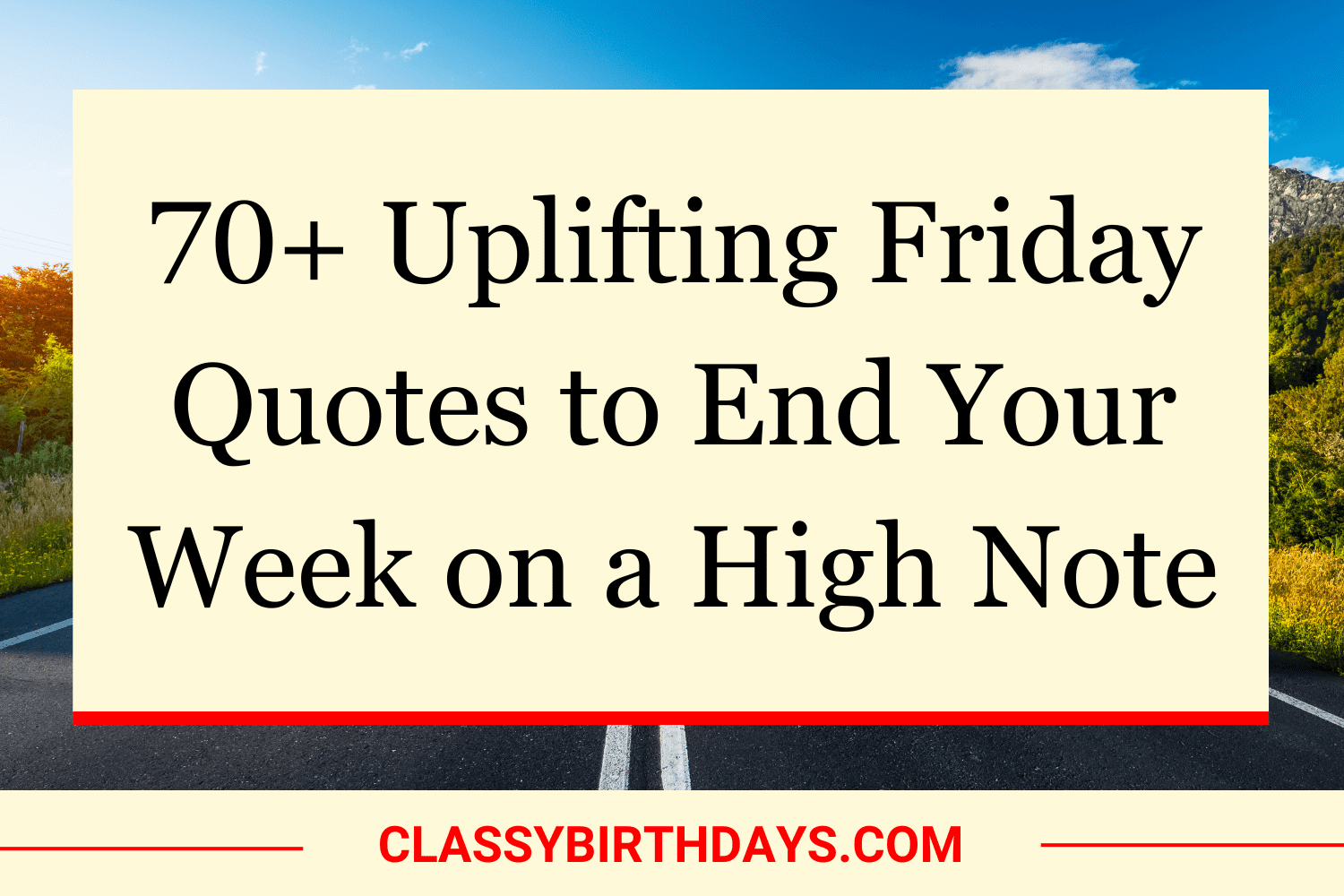 Friday Quotes