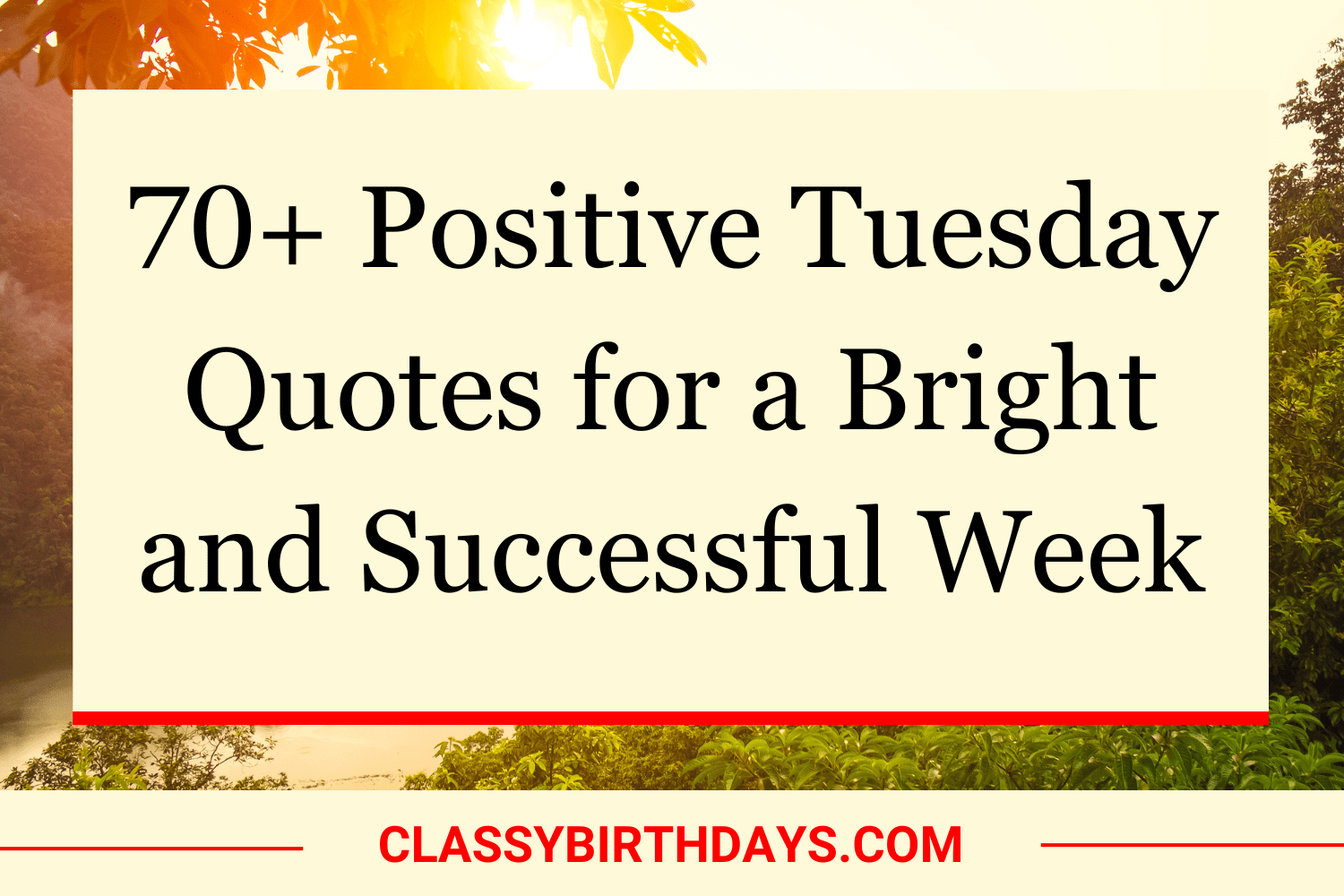 Tuesday Quotes