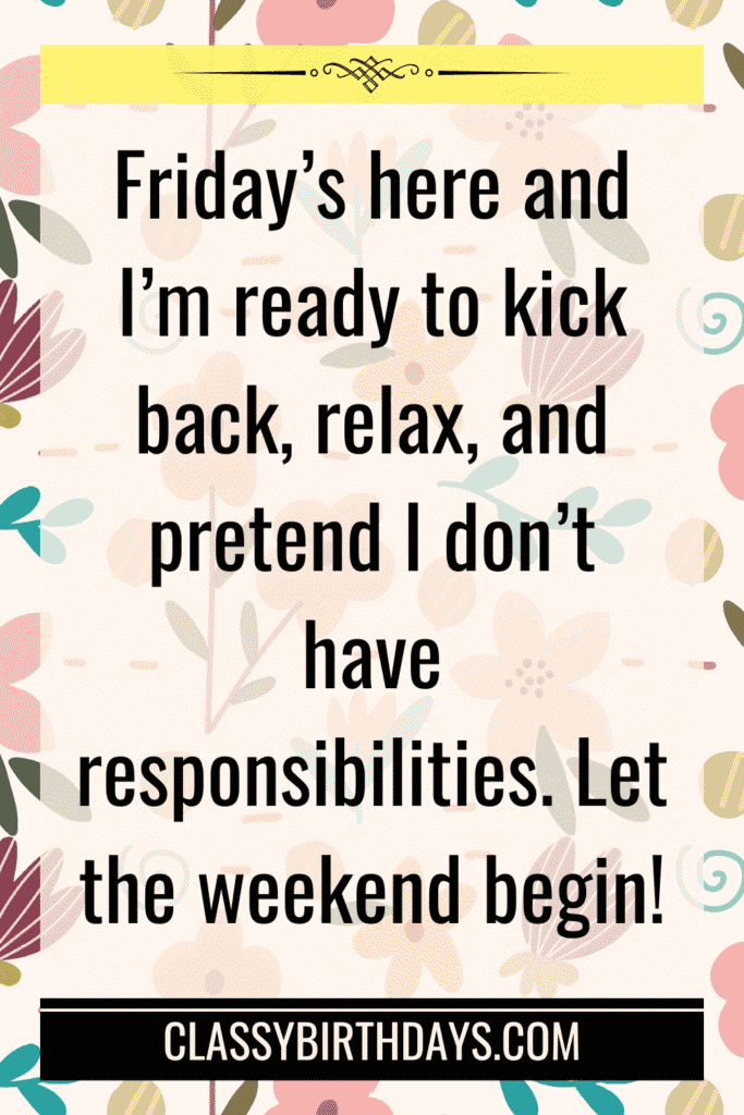 friday quotes about life