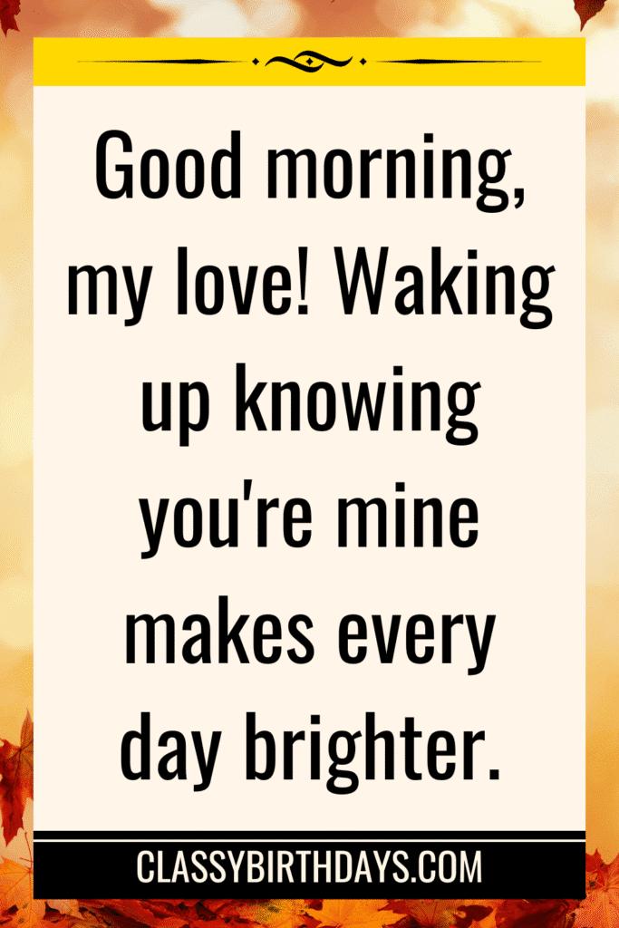 Good Morning Quotes for Her