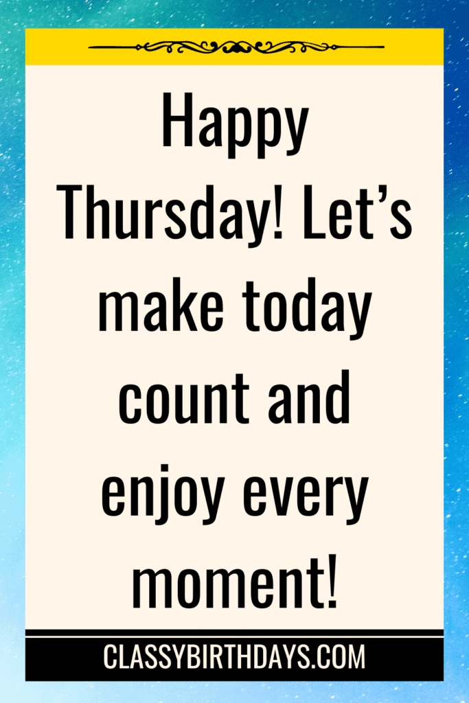 good morning thursday inspirational blessings