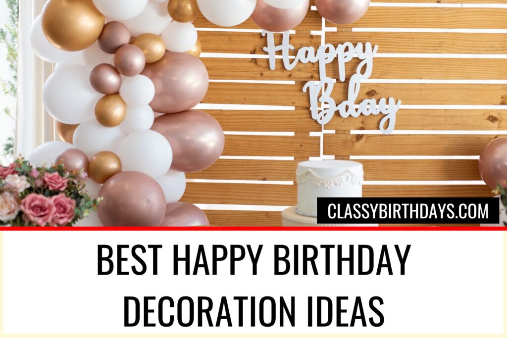 birthday decoration ideas