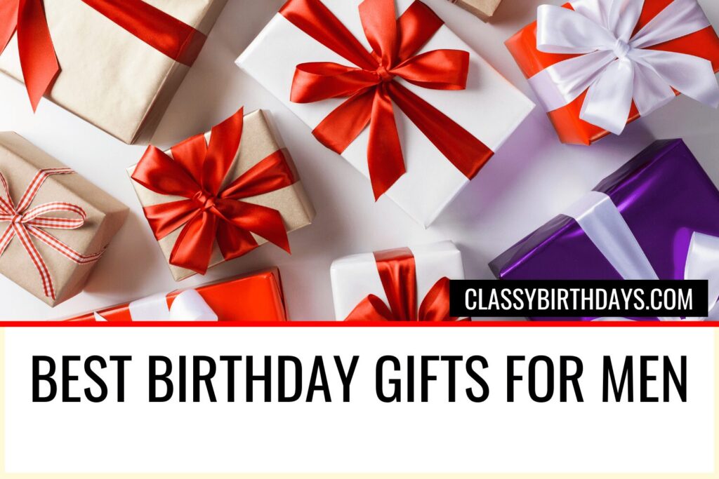 birthday gifts for men