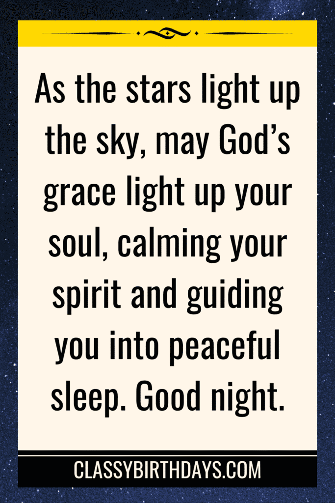 good night blessings prayers images gif